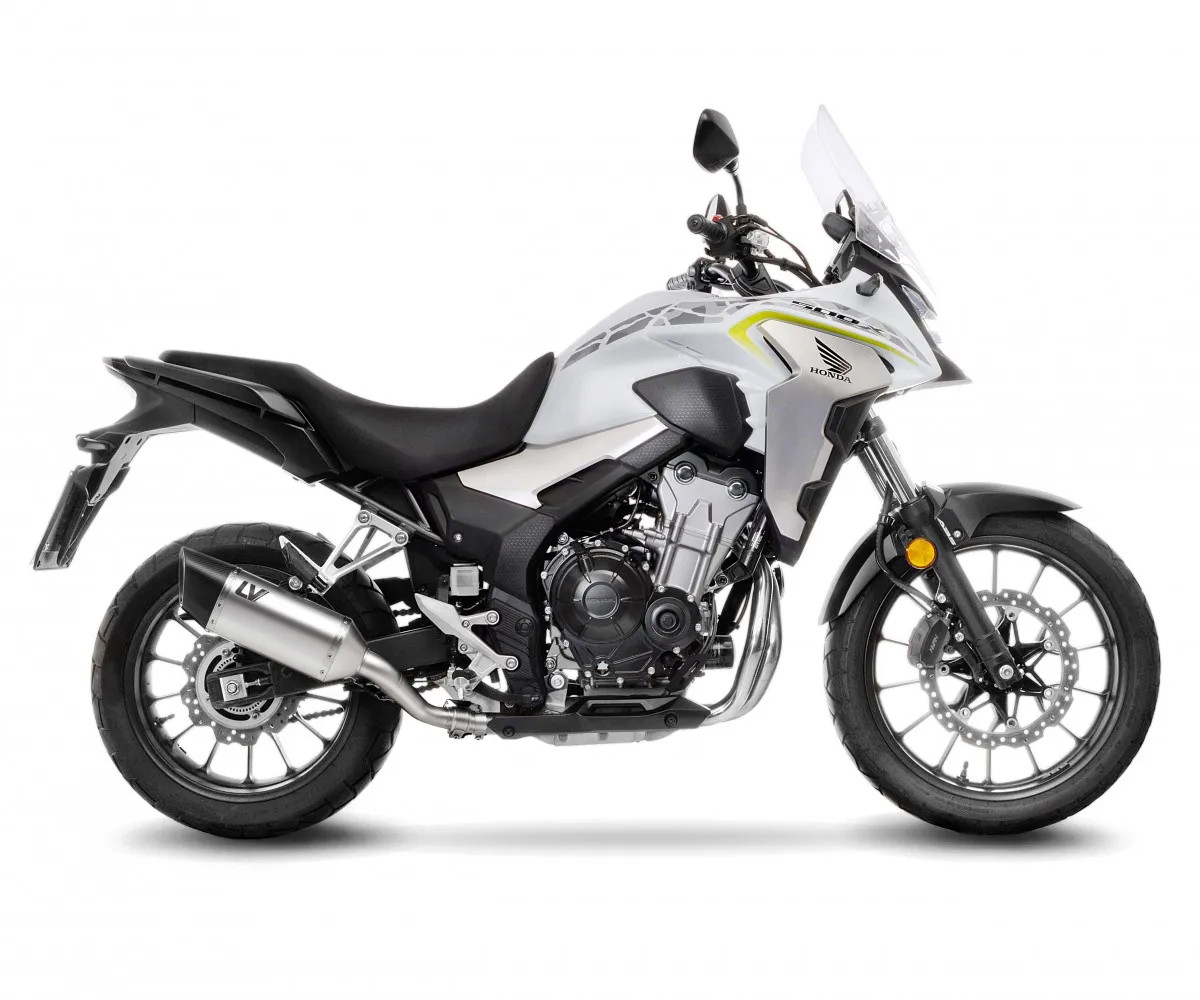 LeoVince slip-on exhaust LV-14 R ECE Approved EURO 4/5 HONDA CB 500 X 2019 2023
