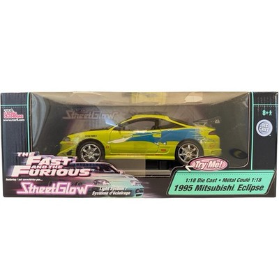 RARE Fast Furious StreetGlow 1995 Mitsubishi Eclipse ERTL Racing