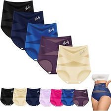 High-Waist Lucky Panties Control Seamless Shaping Underwear Tummy Compression
