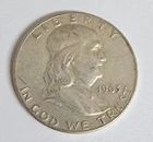 1963 D Benjamin Franklin Half Dollar Coin