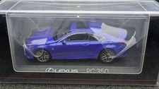 Kyosho 1/43 Lexus RC350 F Sport Heat Blue Diecast Mini Car with Clear Cover