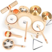 Mesa De Actividades Musicales 11 En 1 De Madera Para Bebes Y Ninos De Pro