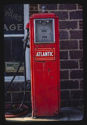 #ad Photo:Atlantic gas pump red Rt. 201 Flatwoods Pennsylvania $12.99