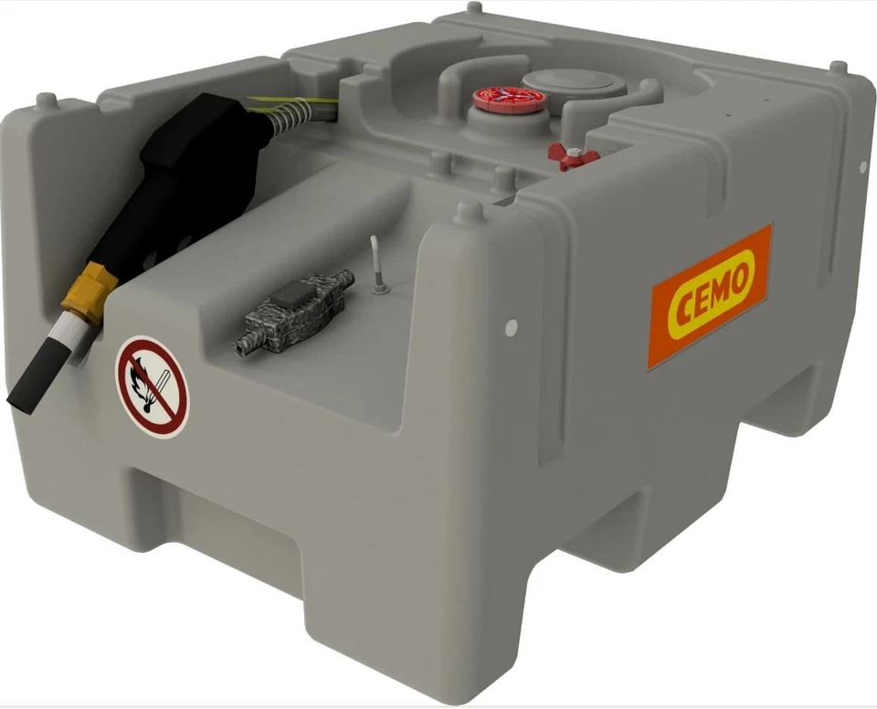 Cemo mobile Dieseltankanlage DT Mobil Easy 125 l Tankstelle 12 V 30 l/min 10606