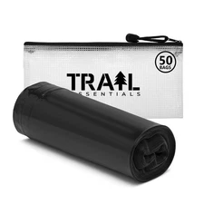 Toilet Liners Leak-Proof Odor-Free Camping Portable Toilet Accessories Black ...