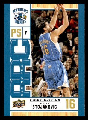 2009-10 Upper Deck First Edition #BA-7 Peja Stojakovic Behind the Arc card