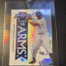 2025 Panini Crusade Gary Sheffield Milwaukee Brewers Prizm Insert #4