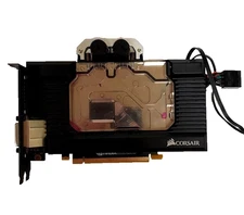 NVIDIA RTX 2070 Founders Edition 8GB GPU, Modded w/ Corsair XG7 Waterblock