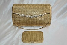 MAGNIFICENT 2P FRENCH 18K GOLD DIAMOND PURSE & COIN CASE , 648 GR, 8.60 ct  Di