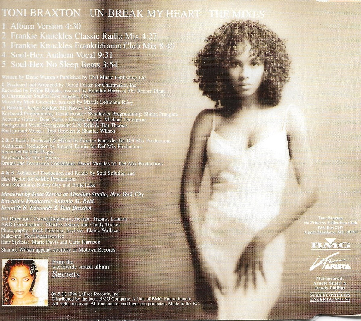 Toni Braxton Secrets レコード 1996年 Toni Braxton – Secrets – CD (Album), 1996 [r1889516] | Discogs