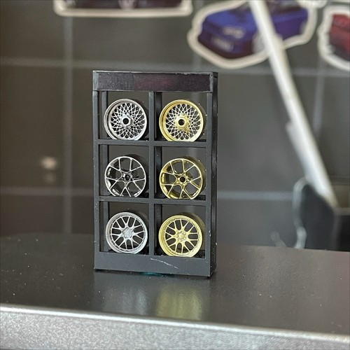 1:64 Diorama Car Hub Carrier Wheel Stand Model Garage Scene Props Accessories - Picture 13 of 24