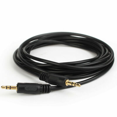 5Ft 1.5M Stereo Audio 3.5MM Headphone Cable Cord Male to Male M/M MP3 Aux iPod