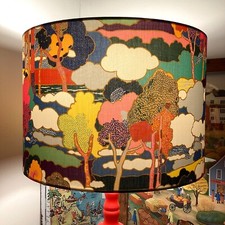 Lampshade 60s 70s Retro Liberty Mid Century MCM 30cm Table / Floor Lamp shade