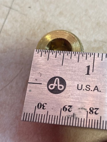 55 NUEVO 1/2 pulgada enchufe de tubería británico de latón, 15 mm de largo, con sellador (N2) - Imagen 4 de 5