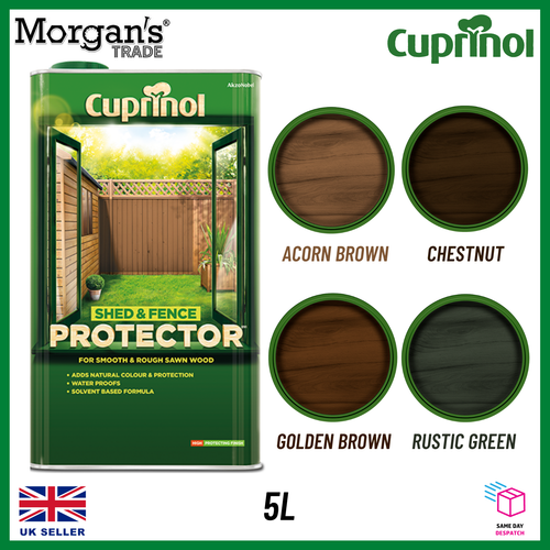 Cuprinol Shed and Fence Protector For Rough & Smooth Timber All Colours