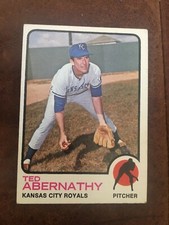 1973 Topps #22 Royals Ted Abernathy Baseball Card