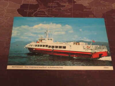 Postkarte.   Highland Sea Bird, Western Ferries