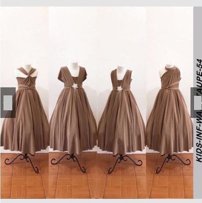 brown infinity dress