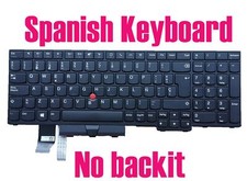 Spanish Keyboard for Lenovo ThinkPad L15 Gen 2 Type 20X3,20X4