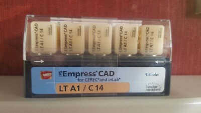 Ivoclar IPS Empress CAD for CEREC + inLab  LT A1/C14  5 Stück NEU/OVP