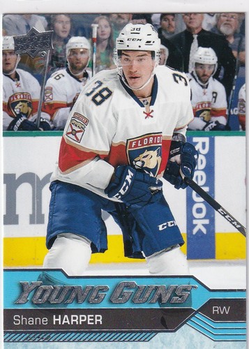 16/17 UD SERIES 2 SHANE HARPER YOUNG GUNS RC SP ROOKIE #494
