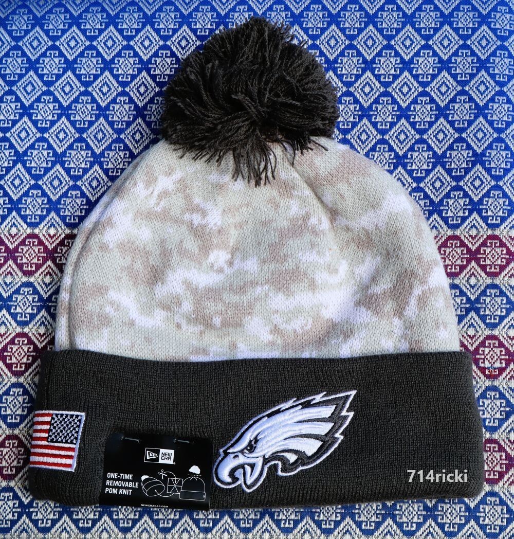 NFL Eagles Unisex Acrylic & Angora Blend Beanie. Size: One Size Philadelphia Eagles Cuffed Beanie | NFL | Starter main image 2