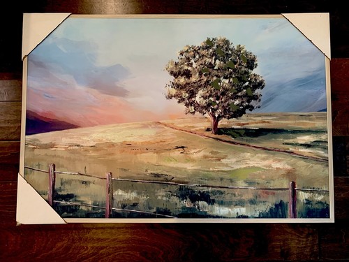 Lone Oak in California Pasture at Sunset-Large Print 23.5"x35.5" NEW ...