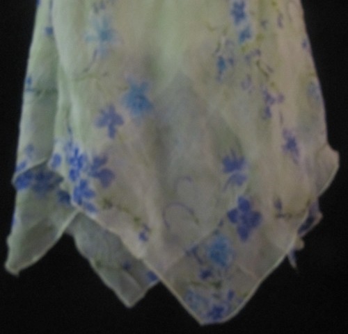Amy Byer Short Sleeve Green Dress with Purple Flowes Size 7 - Picture 3 of 3