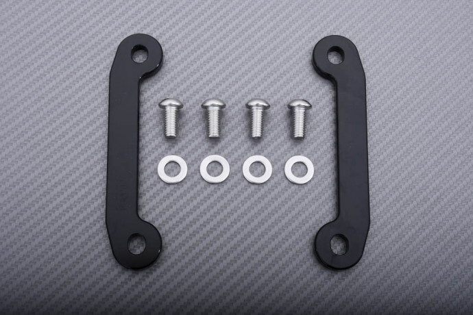 Plaques blocage repose-pieds arrière Ducati Monster 1200 obturateur aluminium M1200