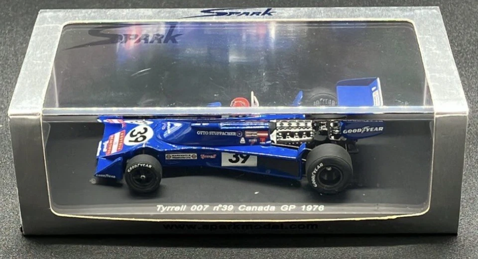 Spark 1/43 Tyrrell 007 #39 Canada GP 1976 O. Stuppacher #S1649 - Image 3 of 4
