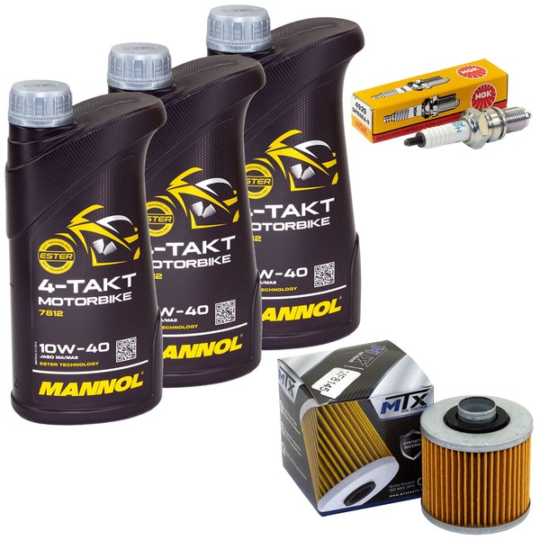 ÖL Inspektion FüR Yamaha Xt 600 E XT600 K Xt 1990-2003 Set 3L ÖLfilter ZüNdkerze-image
