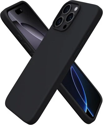BLACK Case For iPhone 17 16 Pro Max 15 14 Plus 13 12 11 Shockproof Phone Cover