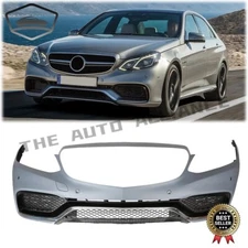Fit 2014-2016 Mercedes W212 E Class E63 AMG Style Front Bumper kit W/o PDC Hole