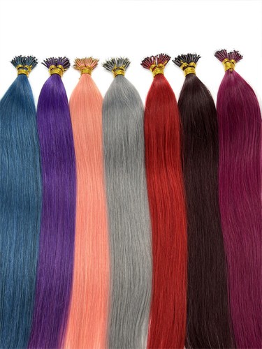 Extensiones de Cabello Nano Anillo Remy Cabello Humano Invisible Nano Cuentas Eslabón Cabello Grueso - Imagen 13 de 126