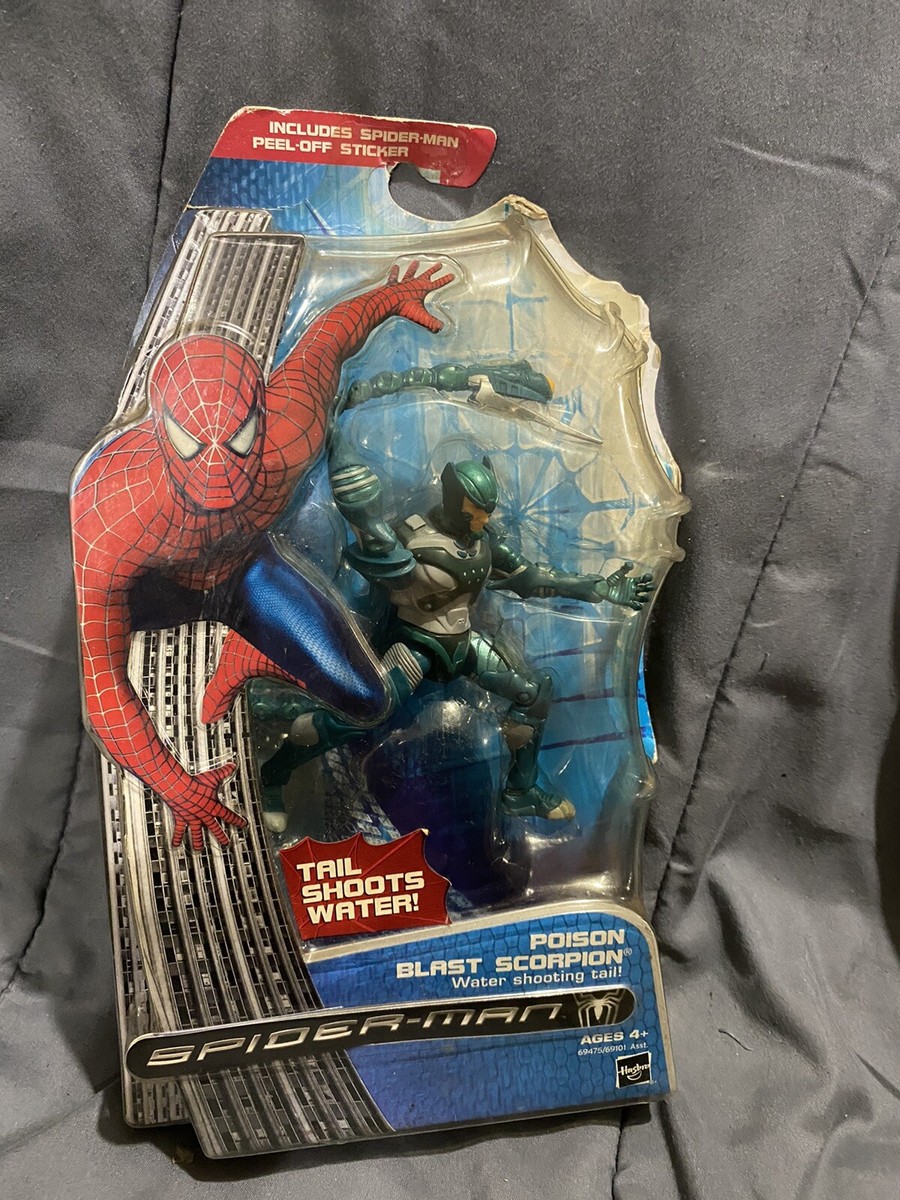 SpiderMan Poison Blast Scorpion Action Figure Hasbro 2007 Rare