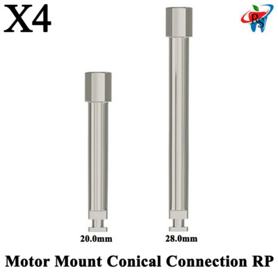 4 pcs Dental Motor Mount Driver Conical Connection 2.65mm RP Surg ical Tools Set