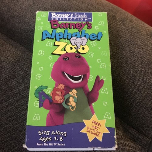 Barney & Friends Collection Alphabet Zoo VHS Video Tape Sing-Along Songs RARE! - Picture 2 of 12