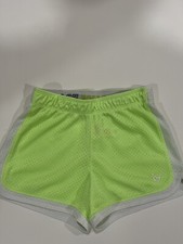 Justice Girls Mesh Shorts, neon green,size 6