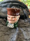 VTG JAPANESE PORCELAIN TOBY MUG MILK CREAMER COLONIAL WINKING MAN,COLLECTIBLE👀