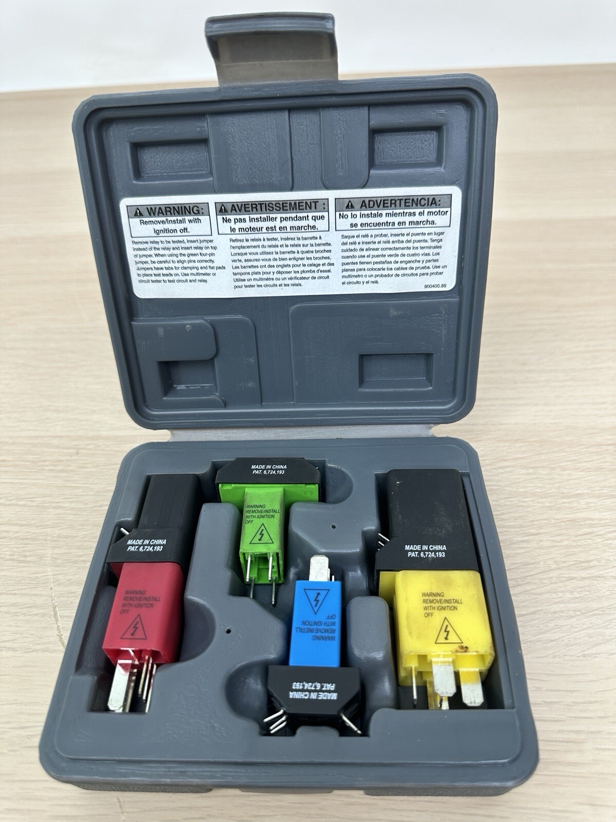 Lisle Corporation 56810 4 Relay Test Jumper Kit w/ Hard Case Automotive Tools eBay
