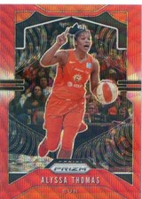 2020 Panini Prizm WNBA ALYSSA THOMAS #78 RED RUBY WAVE PRIZM SUN