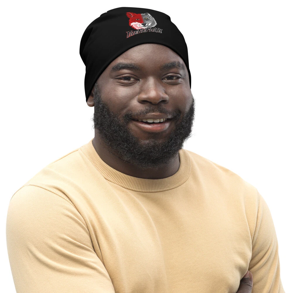 Schwarze TheEeFoXx Beanie