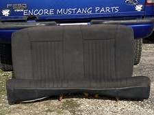 1990-1993 Ford Mustang Notchback Black Tweed Rear Seat Foxbody Original Coupe