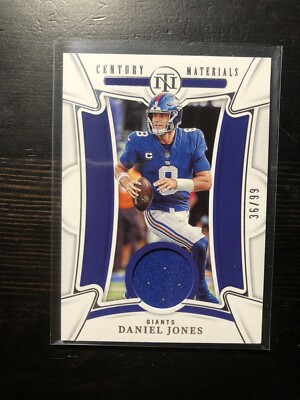 Daniel Jones National Treasures NFL カード 2022 National Treasures Daniel Jones Century Jersey /99 Giants