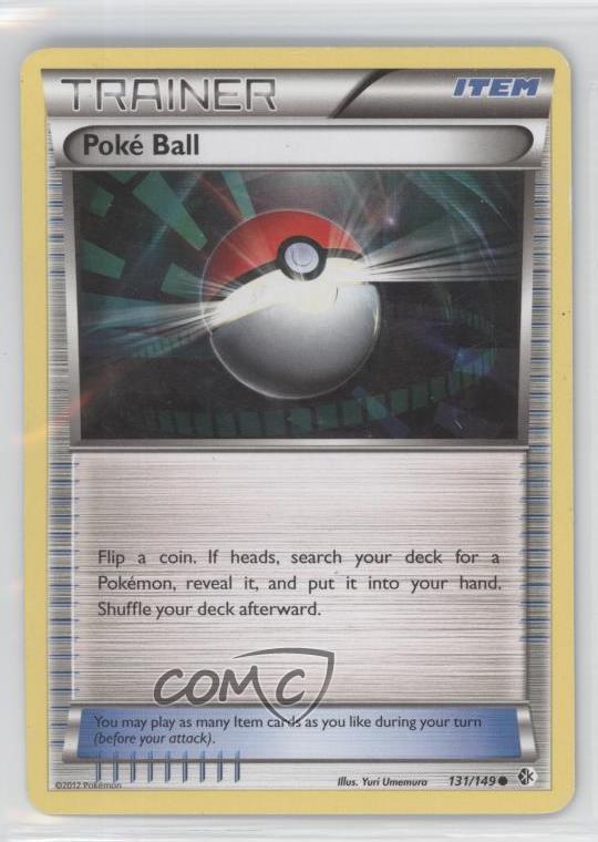 2012 Pokemon Black & White - Boundaries Crossed Poke Ball #131 0b0