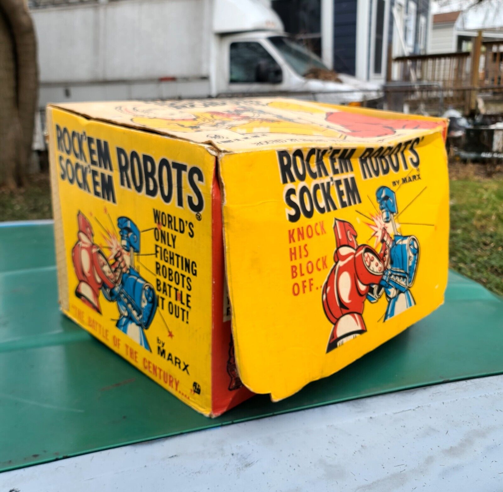 VINTAGE MARX TOYS :  1960's ROCK EM SOCK EM ROBOTS :      ORIGINAL/IN BOX