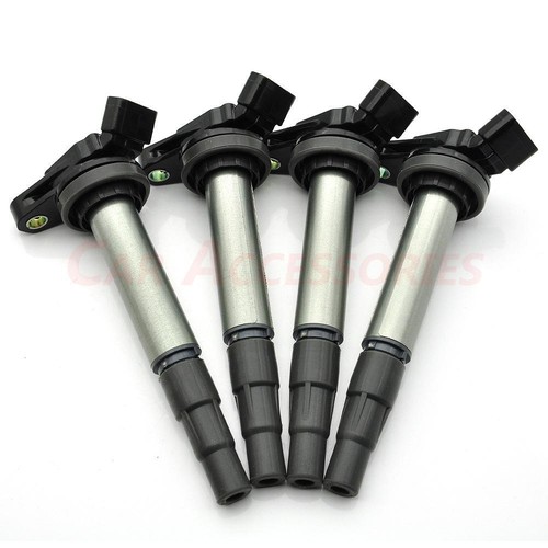 4Pack Heavy Duty Ignition Coil Iridium Spark Plug For Toyota Corolla Prius UF596 - Picture 10 of 11