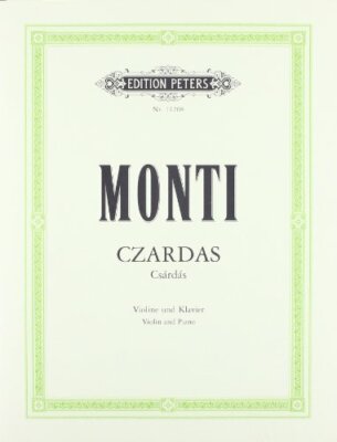 Czardas (Csardas): fur Violine und Klavier, Monti, Butow 9790014109134 New..