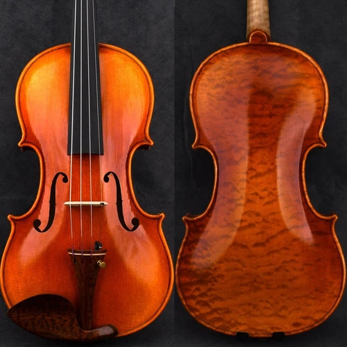 A30PRO Master Strad 1715 Copy Cremonese Violin 4/4 Puma Grain European Wood Rich
