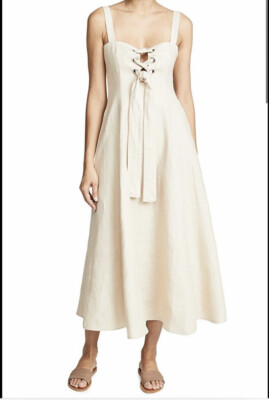 mara hoffman lace up dress mara hoffman dress size 4